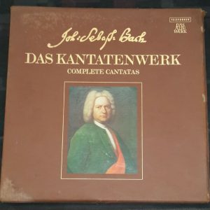 Bach ?- Cantatas BWV 65-68 Leonhardt Harnoncourt Telefunken 6.35335 2 LP Box EX