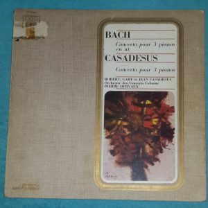 Bach: Concertos For 3 Pianos Casadesus  CBS S 75595 LP