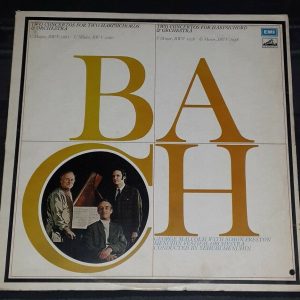Bach Concertos for One & Two Harpsichords Menuhin Malcolm Preston HMV ASD 2647