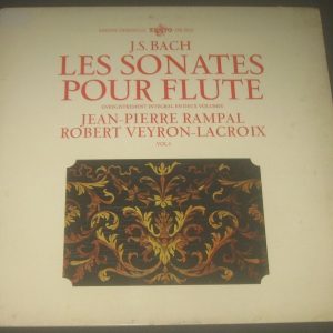 Bach – Flute Sonatas Rampal / Huchot / Veyron-Lacroix Erato ‎– STU 70121 LP