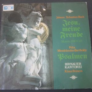 Bach Jesu, Meine Freude Mendelssohn Psalmen Reiners MPS / BASF BB 229 408 lp EX