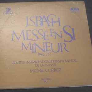 Bach – Mass in B Minor   Michel Corboz  RCA ERATO FVL2 5715 2 LP EX