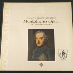 Bach Musical Offering Harnoncourt / Concentus Musicus Vien Telefunken 6.41124 lp