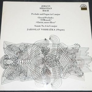 Bach  Prelude And Fugue Etc Vodrazka – Organ  Supraphon ?? 1 11 0514 lp EX 1969