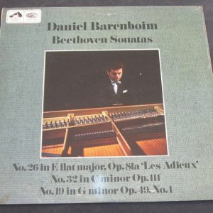 Barenboim – Beethoven Piano Sonatas Nos. 26 , 32 , 19 HMV HQS 1088 lp