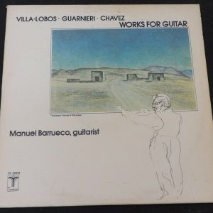 Barrueco ‎– Guitar  Chavez Villa-Lobos Guarnieri  VOX Turnabout TV 34676 LP EX