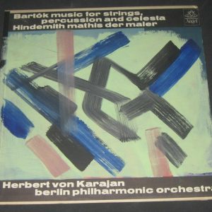 Bartok / Hindemith / Karajan / Berlin Philharmonic Angel 35949 Blue label lp