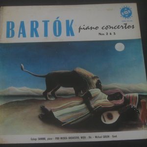 Bartok Piano Concertos Nos 2 & 3 Sandor Gielen ‎VOX STPL 511.490 lp 1959