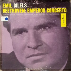 Beethoven ‎– Emperor Concerto Emil Gilels – Piano  Sanderling Monitor MC 2033 LP