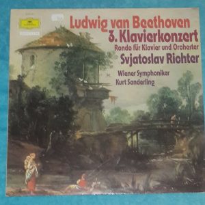 Beethoven ‎– Piano Concerto No. 3 / Rondo Sanderling Richter DGG 2535 107 LP EX