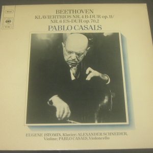 Beethoven – Piano Trio No. 4 & 6 Casals Istomin Fuchs CBS 61761 LP EX
