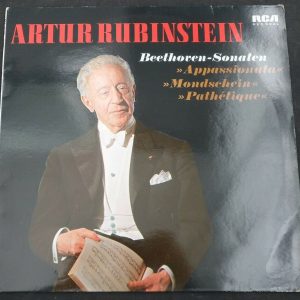 Beethoven Sonatas  Arthur Rubinstein – Piano  RCA  LSC-4001 lp EX