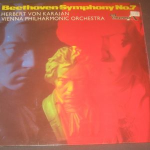 Beethoven Symphony No. 7 Karajan Decca ‎ SDD 232 LP EX