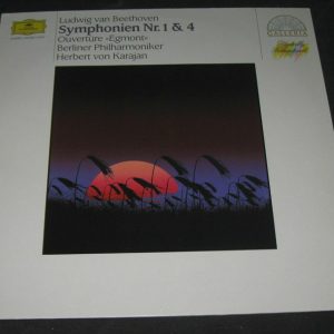 Beethoven : Symphony no. 1 & 4.  Karajan , DGG 419 048 lp DIGITAL