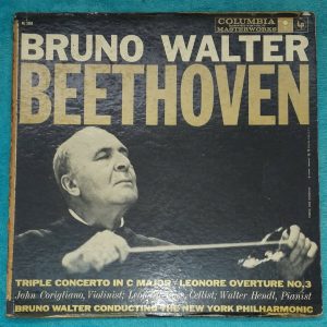 Beethoven Triple Concerto Walter Corigliano Rose Hendl Columbia ML 5368 6 Eye LP