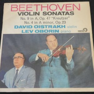 Beethoven Violin Sonatas Oistrakh Oborin litratone lit 12031 lp ED1 1st Press