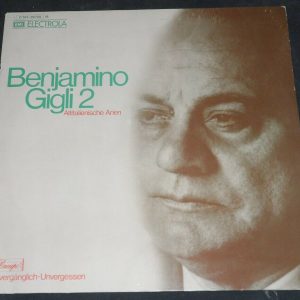 Beniamino Gigli – Altitalienische Arien 1C 047-00 709  M  lp EX