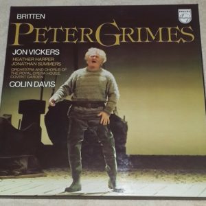 Benjamin Britten – Peter Grimes  Colin Davis   Philips 6769014 3 LP Box EX