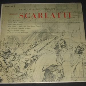 Boatright Howard – Scarlatti Passion According To Saint John OVERTONE Over LP1