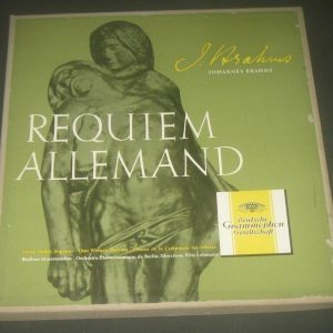 Brahms –  German Requiem  Stader – Wiener  Lehmann LPM 18238/39 TULIP 2 LP BOX