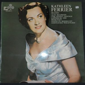 Brahms , Kathleen Ferrier ‎– Alto Rhapsody Etc Decca  ‎ACL 306 lp EX