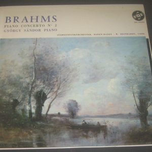 Brahms  Piano Concerto No. 2 Sandor / Reinhardt Vox  STPL 510.990 USA LP EX