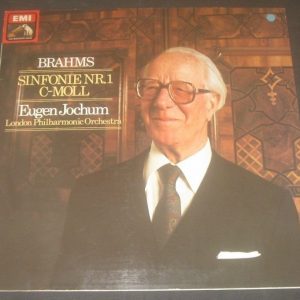 Brahms Symphony No. 1 Eugen Jochum HMV EMI 1C 063-02 910 Q LP EX