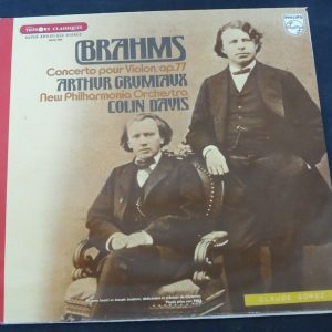 Brahms ‎- Violin Concerto Grumiaux Colin Davis  Philips ‎ 6500 299 LP