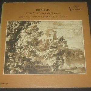 Brahms Violin Concerto in D Henryk Szeryng / Monteux RCA VIC 1028 USA 1963 lp