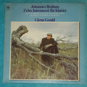 Brahms – Zehn Intermezzi Für Klavier Piano – Glenn Gould CBS 61979 LP EX