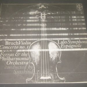 Bruch Violin Concerto / Lalo Symphonie Espagnole Ferras / Susskind CFP 107 LP
