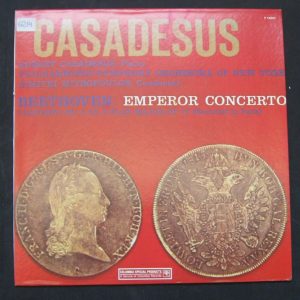 CASADESUS – Beethoven Concerto No 5 . Mitropoulos . columbia lp