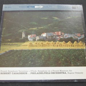 CASADESUS / ORMANDY : FRANCK Variations , D’INDY Symph French COLUMBIA 2 Eye lp