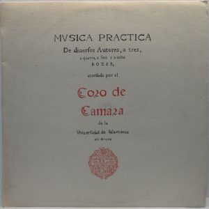 Chamber Choir of the University of Salamanca – Musica Practica LP RNE 1988 Rare