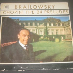 Chopin – 24 Preludes Alexander Brailowsky Cbs 72329 1st Press LP ED1