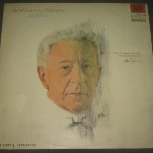Chopin ‎- 6 Polonaises Arthur Rubinstein – Piano  RCA LSC 7037-1 LP