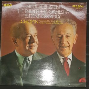 Chopin Concerto No. 2 / Fantasy Ormandy Rubinstein RCA LSC-3055-B lp EX