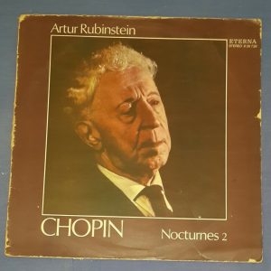 Chopin – Nocturnes 2 Piano – Artur Rubinstein ETERNA – 8 26 738 LP