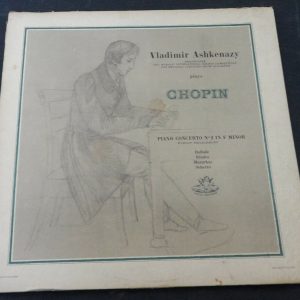 Chopin Piano Concerto No. 2 Ashkenazy Gorzynski Angel ANG 35403 lp