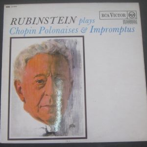 Chopin Polonaises And Impromptus Piano – Artur Rubinstein RCA SB 6649 LP EX