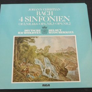 Christian Bach  ?? 4 symphonies Winschermann  RCA RL 30326 LP EX