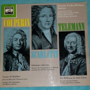 Couperin Scarlatti Telemann Fischer-Dieskau Nicolet HMV Electrola E 80 822 LP EX