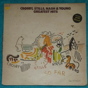 Crosby Stills Nash & Young ‎- So Far Atlantic K 50023 Israeli LP Israel