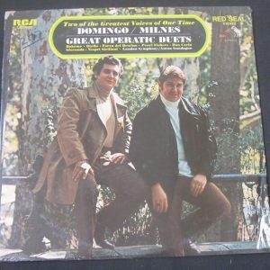 DOMINGO / MILNES Great Operatic Duets LP RCA LSC-3182 lp EX