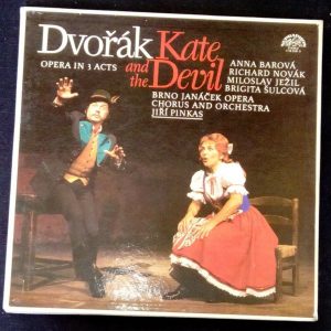 DVORAK Kate and the Devil   Jiri Pinkas Supraphon 1116 3181-3 3 LP Box EX