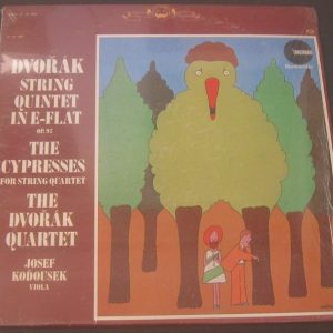 DVORAK QUARTET – Dvorak : String Quartet in e-Flat Major, Op.97 CROSSROADS LP EX