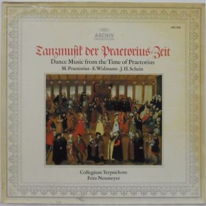 Dance Music From The Time Of Praetorius LP E. Widmann J.H. Schein ARCHIV 198 166