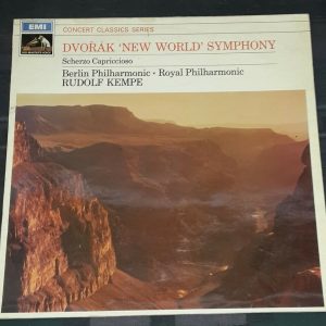 Dvorak ‎- New World Symphony / Scherzo Capriccioso Kempe HMV SXLP 30110 lp