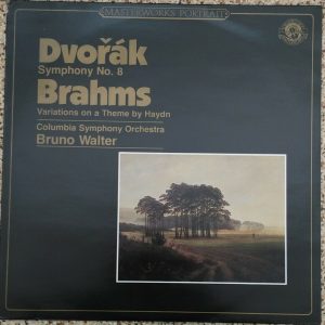 Dvorak : Symphony no. 8 Brahms : Haydn Variations Walter CBS 60298 lp EX