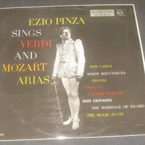 ENZIO PINZA  Sings Verdi And Mozart Arias   RCA LM-1751 LP ED1